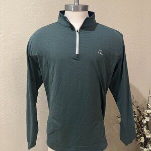 RHOBACK Quarter Zip Green Men's XXL Sweater